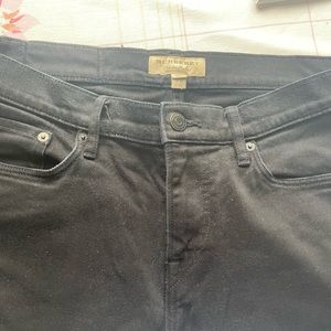 Burberry mens black jeans 31w x 32 l